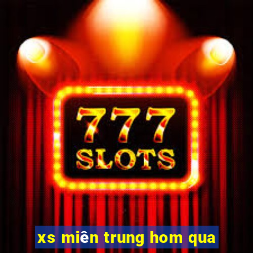 xs mien trung hom qua