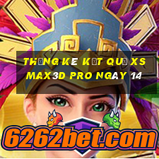 THỐNG KÊ KẾT QUẢ xs Max3D Pro ngày 14