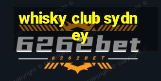 whisky club sydney