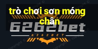 trò chơi sơn móng chân