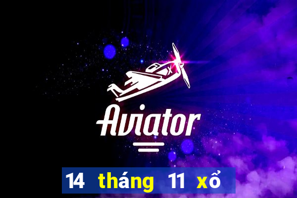 14 tháng 11 xổ số bến tre