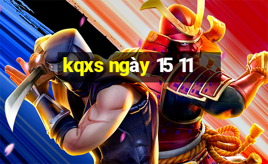 kqxs ngày 15 11