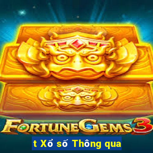 t Xổ số Thông qua