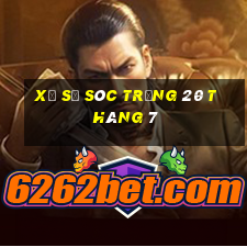 xổ số sóc trăng 20 tháng 7