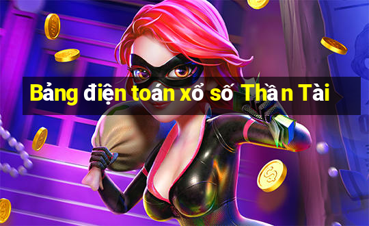 Bảng điện toán xổ số Thần Tài