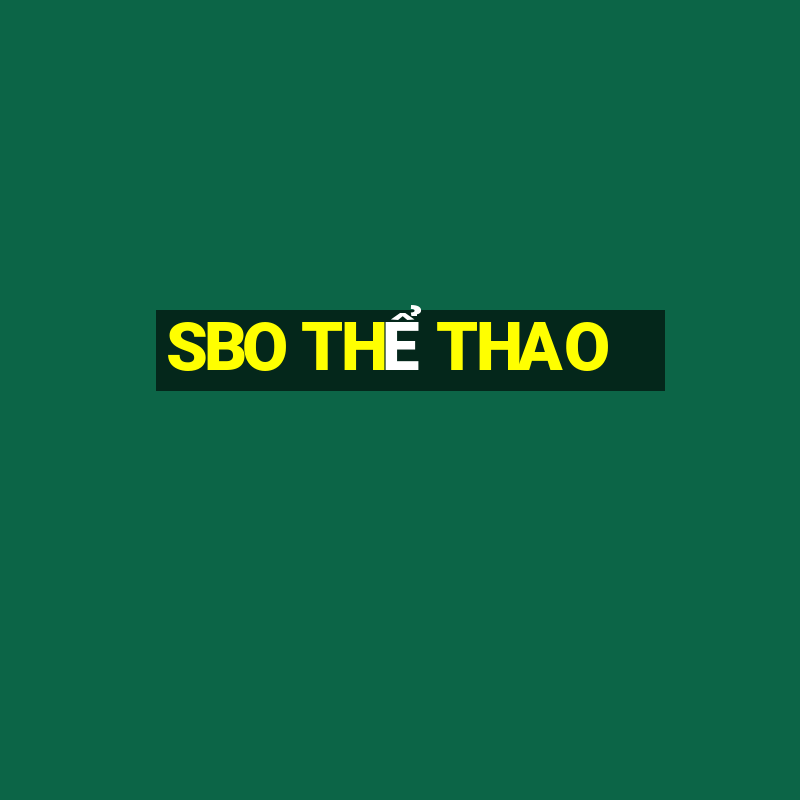 SBO THỂ THAO