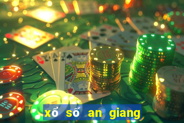 xổ số an giang ngày 31 tháng 3