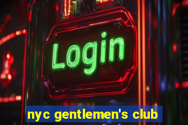 nyc gentlemen's club