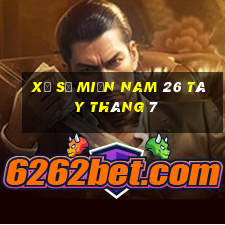 xổ số miền nam 26 tây tháng 7