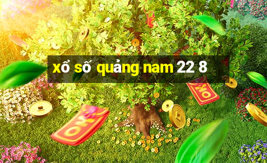 xổ số quảng nam 22 8