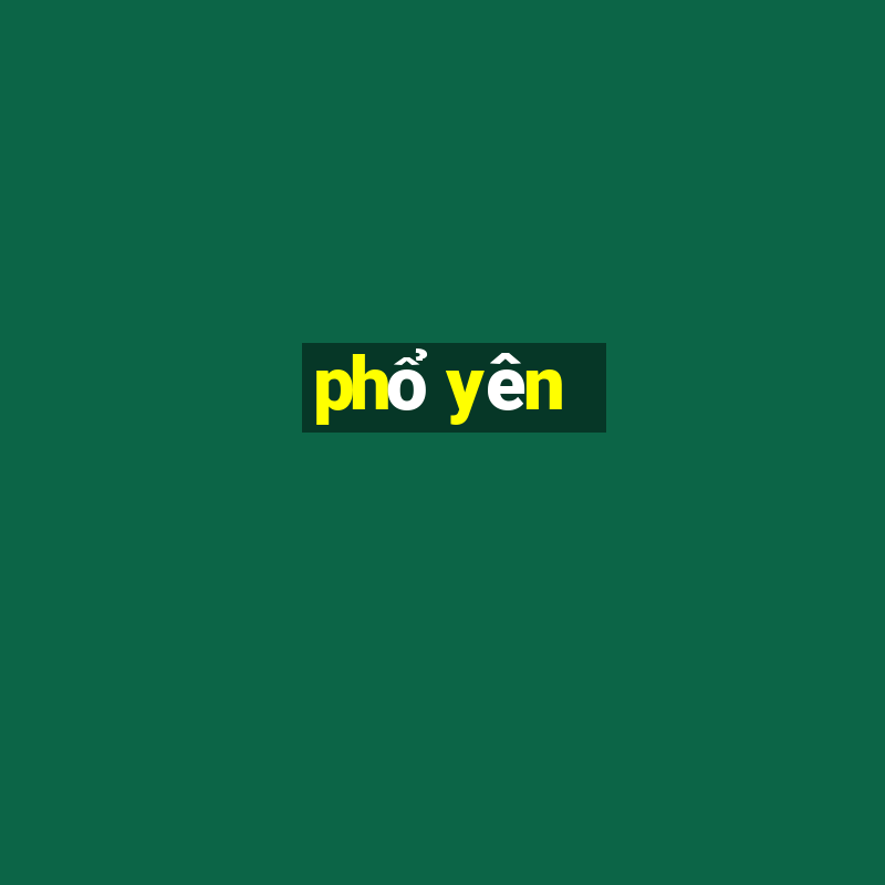 phổ yên