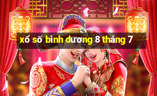 xổ số bình dương 8 tháng 7