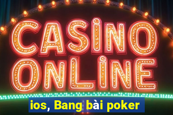 ios, Bang bài poker