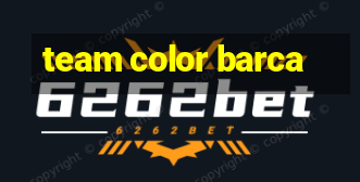 team color barca