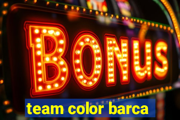 team color barca