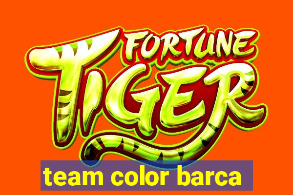 team color barca