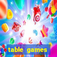 table games hollywood casino