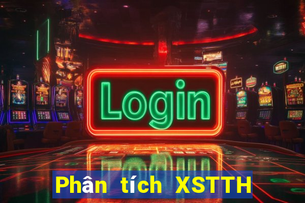 Phân tích XSTTH Thứ 4