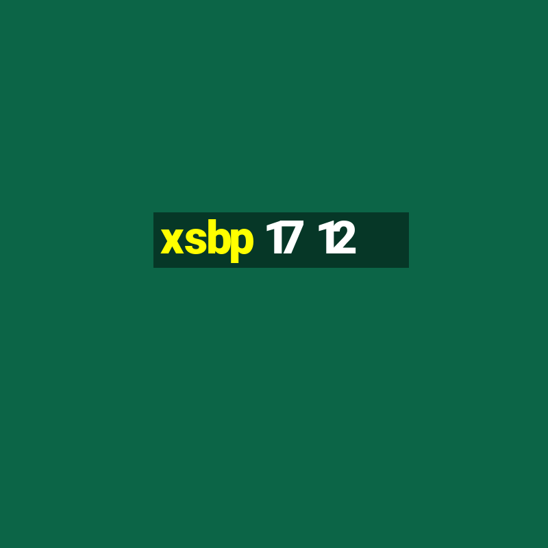 xsbp 17 12