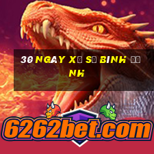 30 ngày xổ số bình định