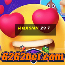 kqxsmn 29 7