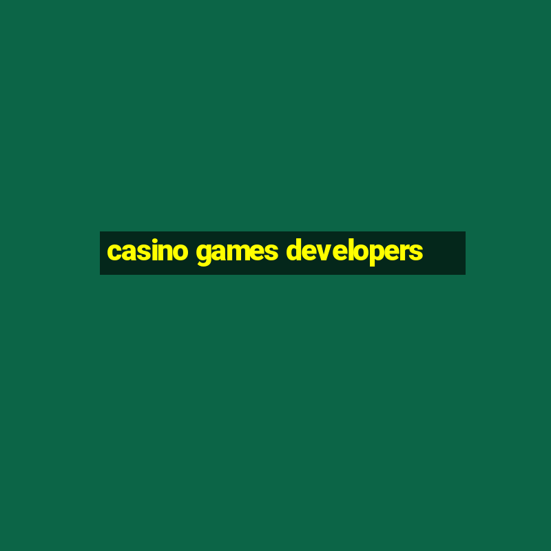 casino games developers