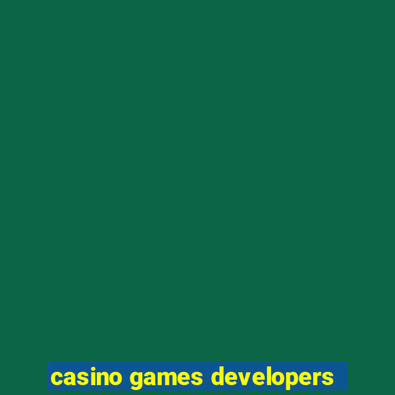 casino games developers