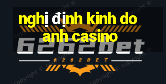 nghị định kinh doanh casino