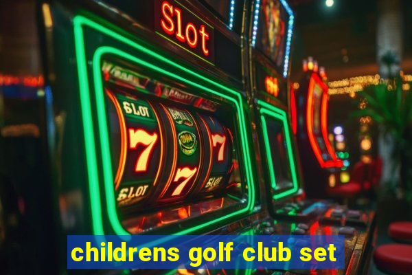 childrens golf club set