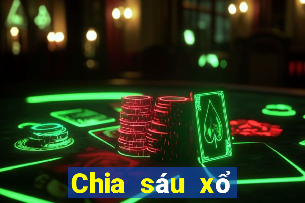 Chia sáu xổ số đơn và đôi