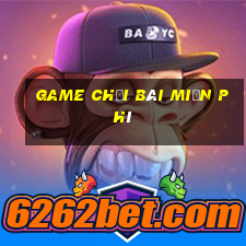 game chơi bài miễn phí