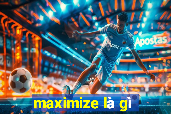 maximize là gì