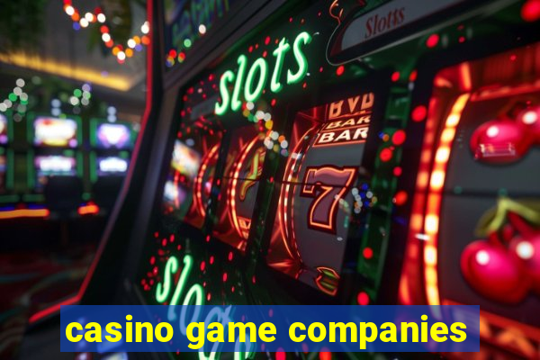 casino game companies