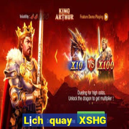 Lịch quay XSHG Thứ 7