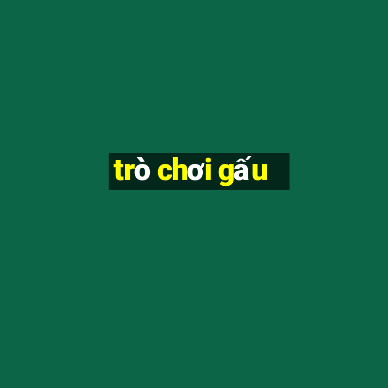 trò chơi gấu