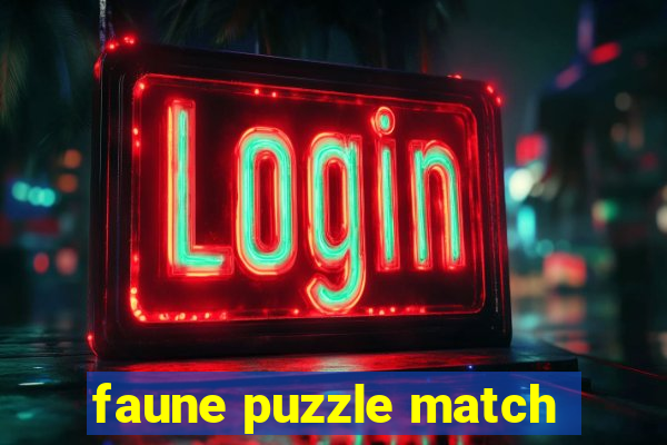 faune puzzle match