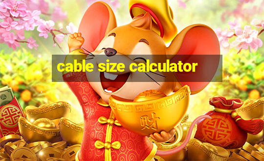 cable size calculator