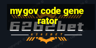 mygov code generator