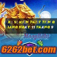 xổ số kiến thiết tiền giang ngày 11 tháng 9