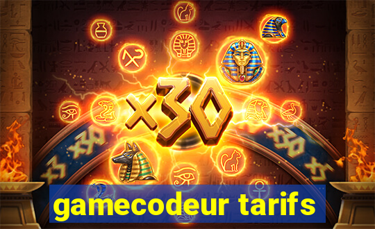 gamecodeur tarifs