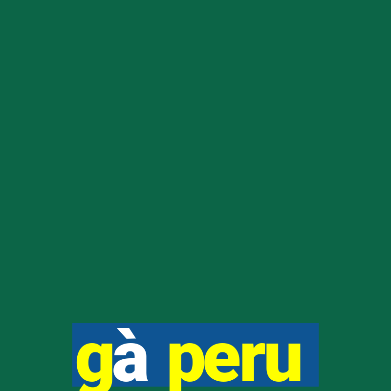 gà peru