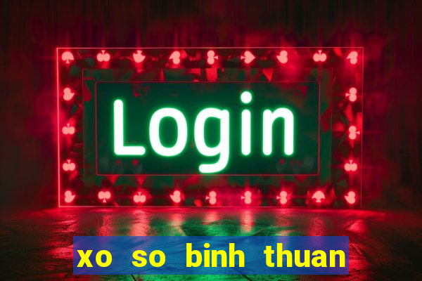 xo so binh thuan 22 11