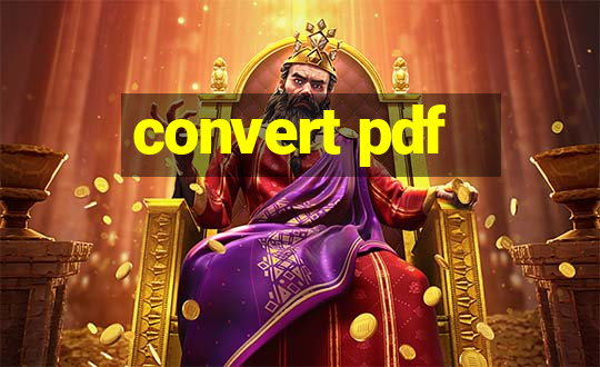 convert pdf