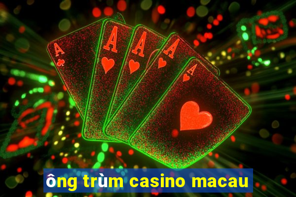 ông trùm casino macau