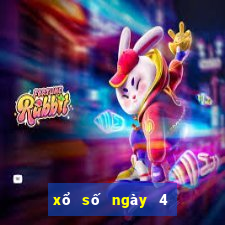 xổ số ngày 4 tháng 8