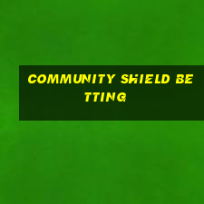 community shield betting