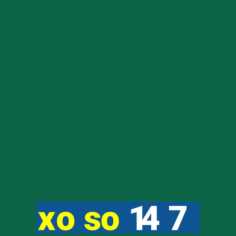 xo so 14 7