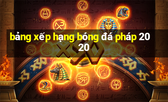 bảng xếp hạng bóng đá pháp 2020