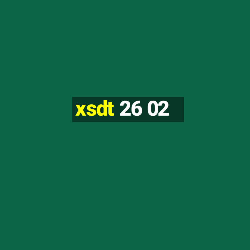 xsdt 26 02