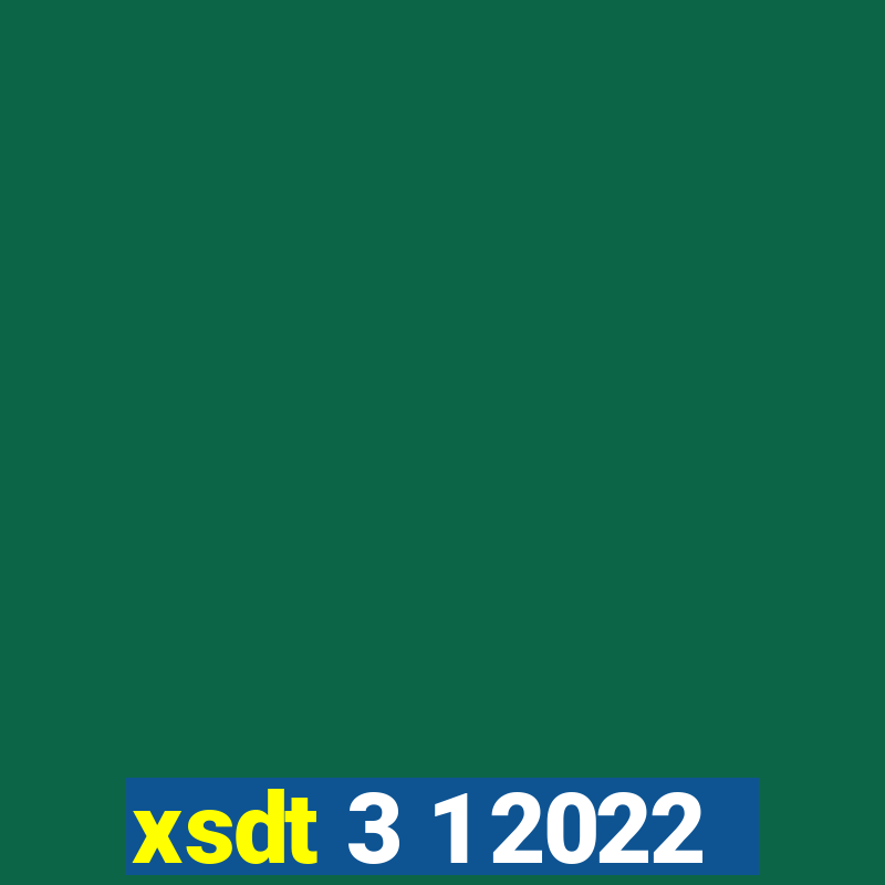 xsdt 3 1 2022